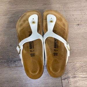 White Thong Birkenstock’s